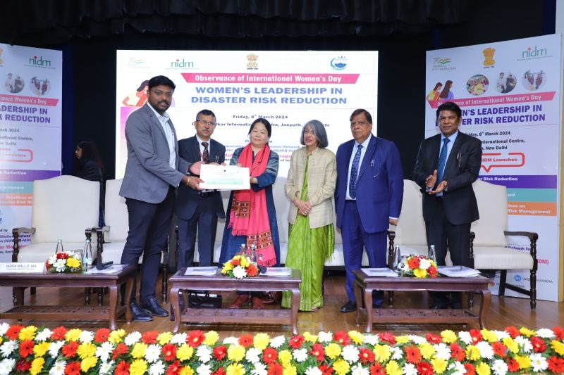 Dr. K. S. Vignesh Honored with Award for Women-Centric Disaster Risk Reduction